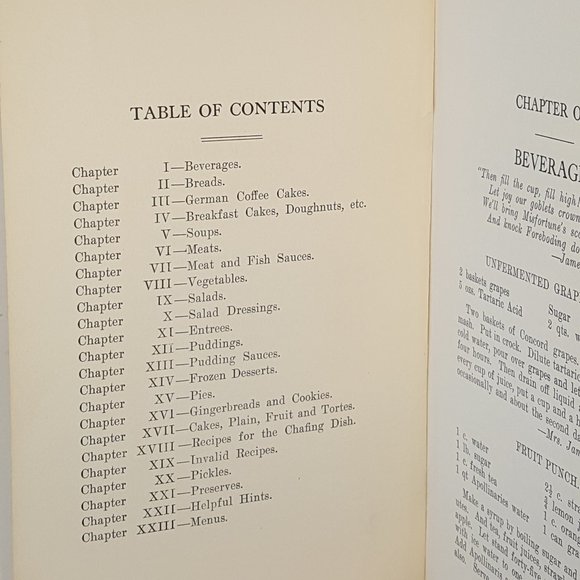 Rare 1913 first edition  Vintage Cookbook Marquette Woman league Wisconsin - Picture 6 of 12